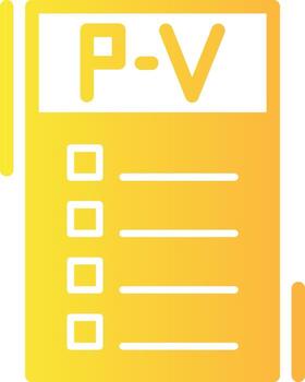 Parking violation Solid Multi Gradient Icon vector
