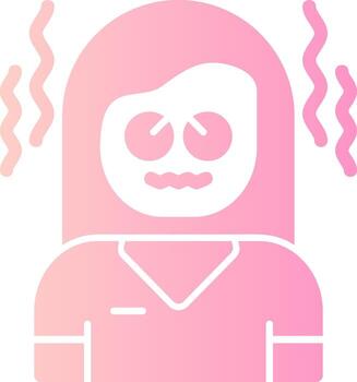 Disgust Solid Multi Gradient Icon vector