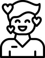 Love Line Icon vector