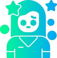 Hope Solid Multi Gradient Icon vector
