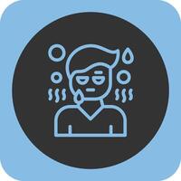 Guilt Linear Round Icon vector