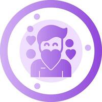 Compassion Glyph Gradient Icon vector