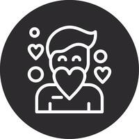 Compassion Inverted Icon vector