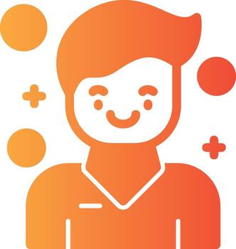 Elation Solid Multi Gradient Icon vector
