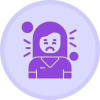 Despair Multicolor Circle Icon vector