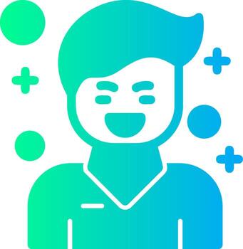 Euphoria Solid Multi Gradient Icon vector
