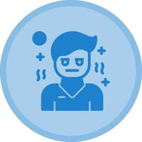 Disinterest Multicolor Circle Icon vector