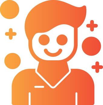 Optimism Solid Multi Gradient Icon vector
