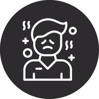 Hopelessness Inverted Icon vector