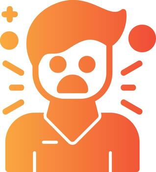 Vexation Solid Multi Gradient Icon vector