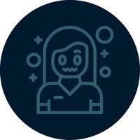 Puzzlement Line Multi color Icon vector