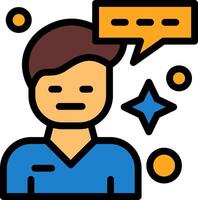 Arousal Line Filled Icon vector