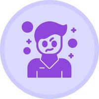 Irritation Multicolor Circle Icon vector
