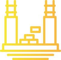 Foundation Linear Gradient Icon vector