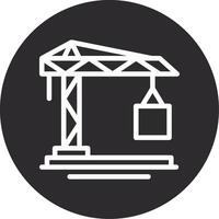 Crane Inverted Icon vector