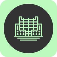 Reinforcement Linear Round Icon vector