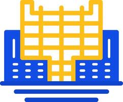 Reinforcement Flat Two Color Icon vector