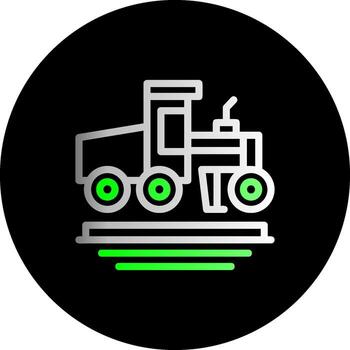 calificación doble degradado circulo icono vector