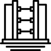 Shoring Line Icon vector