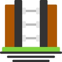 Shoring Flat Icon vector