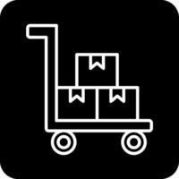 Factory Trolley Vector Icon