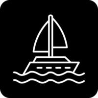 Yacht Vector Icon