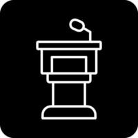 Podium Vector Icon