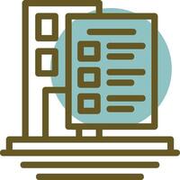 Building Codes Linear Circle Icon vector