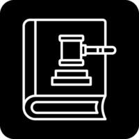 Law Book Vector Icon