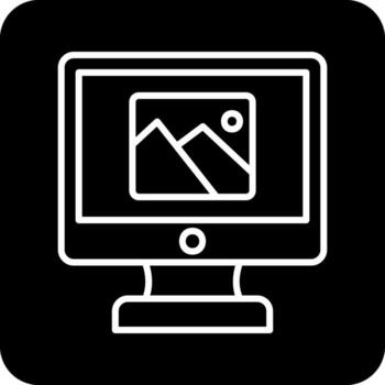 Computer Gallery Vector Icon