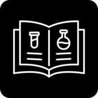 Ciencias libro vector icono