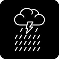 icono de vector de lluvia