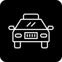 icono de vector de taxi