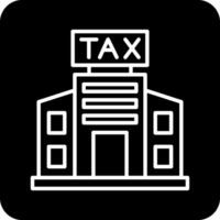 Tax Office Building Vector Icon