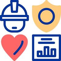 OSHA Compliance Color Filled Icon vector