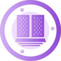 Scaffolding Planks Glyph Gradient Icon vector