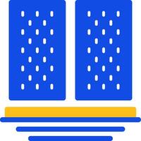 Scaffolding Planks Flat Two Color Icon vector