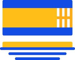 Concrete Forms Flat Two Color Icon vector