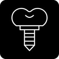 Dental Implant Vector Icon