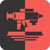 Caulk Red Inverse Icon vector