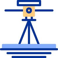 Laser Level Color Filled Icon vector