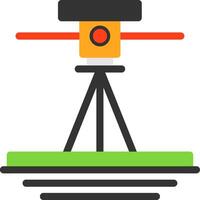 Laser Level Flat Icon vector