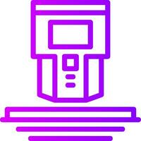 Stud Finder Linear Gradient Icon vector