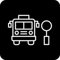 Bus Stop Vector Icon