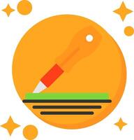 Screwdriver Tailed Color Icon vector