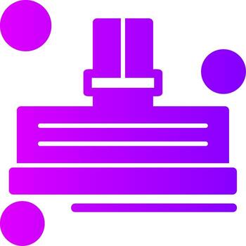 Fire Hydrant Cap Solid Multi Gradient Icon vector