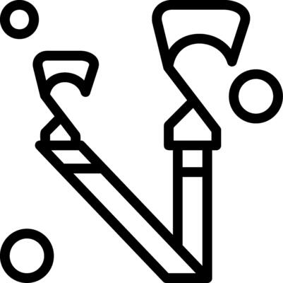 Fire Hose Strap Line Icon