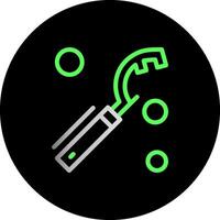 Fire Hose Connector Wrench Dual Gradient Circle Icon vector