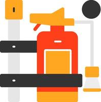 Fire Extinguisher Bracket Flat Icon vector