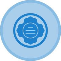 Firefighter Patch Multicolor Circle Icon vector